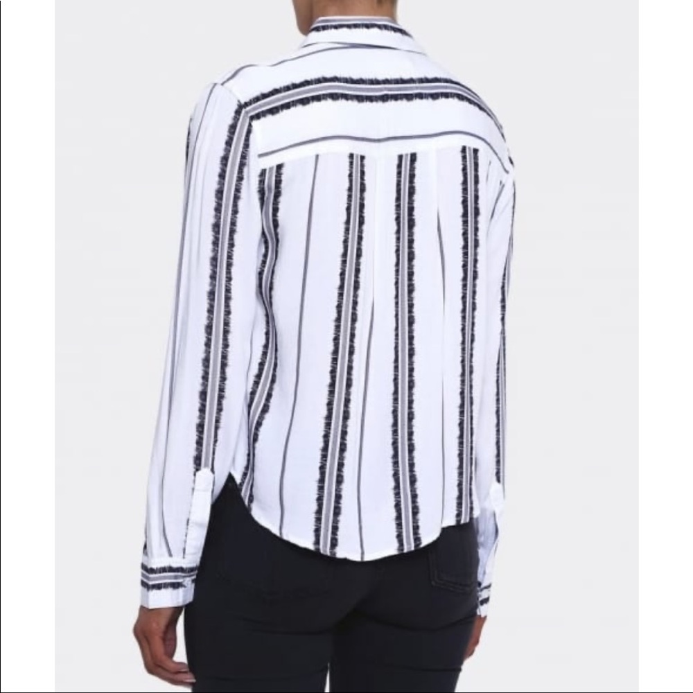Rails Dana Feather Stripe Top - image 4